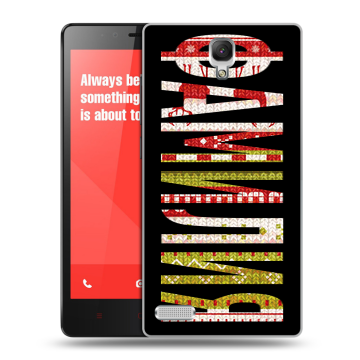 Пластиковый чехол на Xiaomi RedMi Note с принтом ФАМИЛИЯ