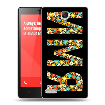 Пластиковый чехол на Xiaomi RedMi Note с принтом ИМЯ