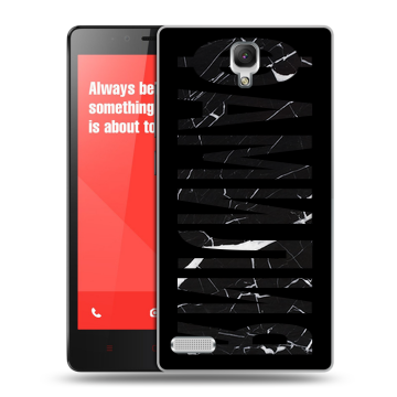 Пластиковый чехол на Xiaomi RedMi Note с принтом ФАМИЛИЯ
