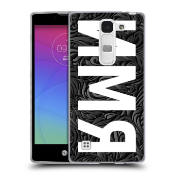 Силиконовый чехол на LG Spirit с принтом ИМЯ