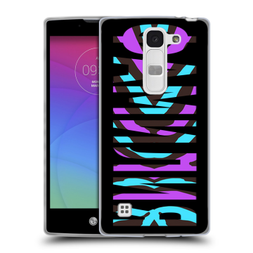 Силиконовый чехол на LG Spirit с принтом ФАМИЛИЯ
