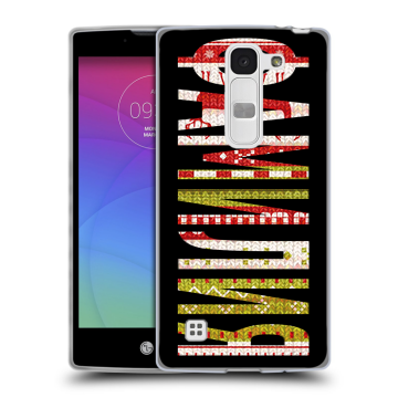 Силиконовый чехол на LG Spirit с принтом ФАМИЛИЯ