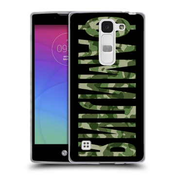 Силиконовый чехол на LG Spirit с принтом ФАМИЛИЯ