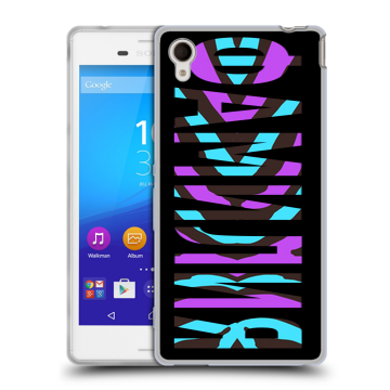 Пластиковый чехол на Sony Xperia M4 Aqua с принтом ФАМИЛИЯ