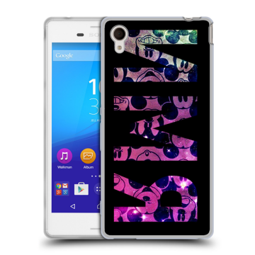 Пластиковый чехол на Sony Xperia M4 Aqua с принтом ИМЯ