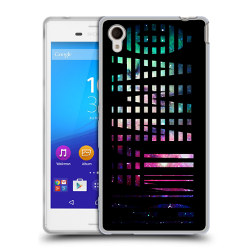 Пластиковый чехол на Sony Xperia M4 Aqua с принтом ФАМИЛИЯ