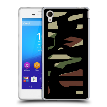 Пластиковый чехол на Sony Xperia M4 Aqua с принтом NAME