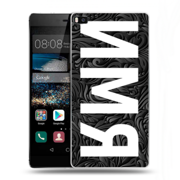 Пластиковый чехол на Huawei P8 с принтом ИМЯ