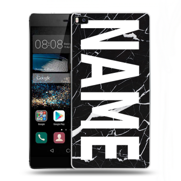 Пластиковый чехол на Huawei P8 с принтом NAME