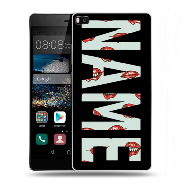 Пластиковый чехол на Huawei P8 с принтом NAME