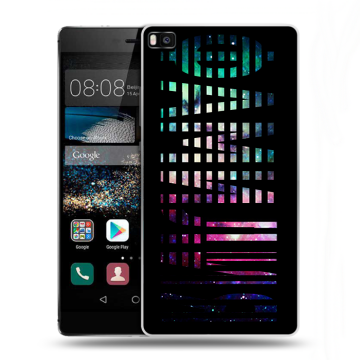 Пластиковый чехол на Huawei P8 с принтом ФАМИЛИЯ