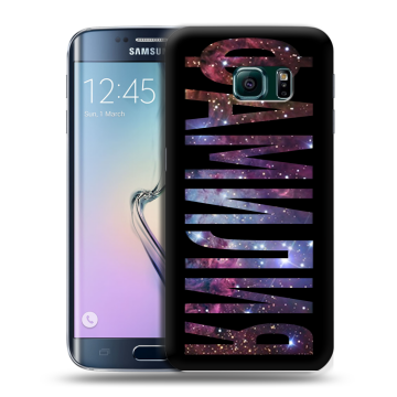 Силиконовый чехол на Samsung Galaxy S6 Edge с принтом ФАМИЛИЯ