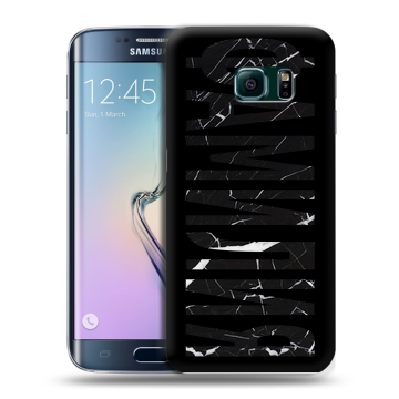 Силиконовый чехол на Samsung Galaxy S6 Edge с принтом ФАМИЛИЯ