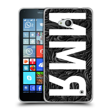Пластиковый чехол на Microsoft Lumia 640 с принтом ИМЯ