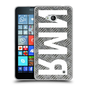 Пластиковый чехол на Microsoft Lumia 640 с принтом ИМЯ