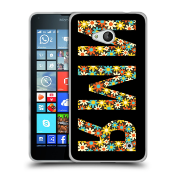 Пластиковый чехол на Microsoft Lumia 640 с принтом ИМЯ