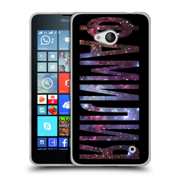 Пластиковый чехол на Microsoft Lumia 640 с принтом ФАМИЛИЯ