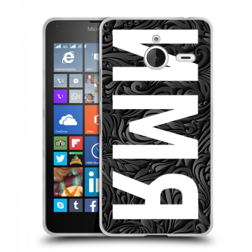 Пластиковый чехол на Microsoft Lumia 640 XL с принтом ИМЯ