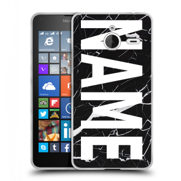 Пластиковый чехол на Microsoft Lumia 640 XL с принтом NAME