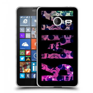 Пластиковый чехол на Microsoft Lumia 640 XL с принтом ИМЯ