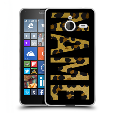 Пластиковый чехол на Microsoft Lumia 640 XL с принтом NAME