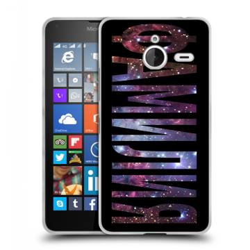 Пластиковый чехол на Microsoft Lumia 640 XL с принтом ФАМИЛИЯ