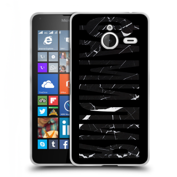Пластиковый чехол на Microsoft Lumia 640 XL с принтом ФАМИЛИЯ