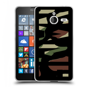Пластиковый чехол на Microsoft Lumia 640 XL с принтом NAME