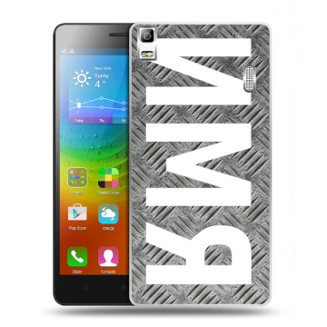 Силиконовый чехол на Lenovo A7000 с принтом ИМЯ