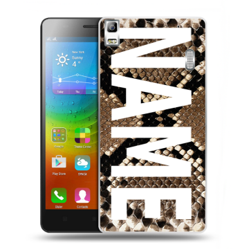 Силиконовый чехол на Lenovo A7000 с принтом NAME