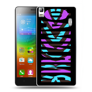 Силиконовый чехол на Lenovo A7000 с принтом ФАМИЛИЯ