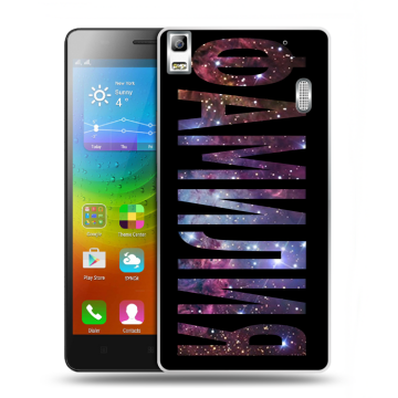 Силиконовый чехол на Lenovo A7000 с принтом ФАМИЛИЯ