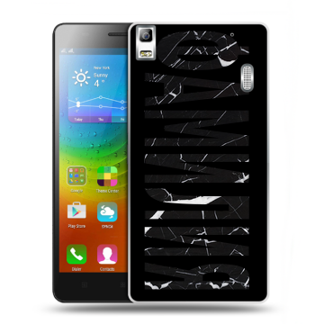 Силиконовый чехол на Lenovo A7000 с принтом ФАМИЛИЯ