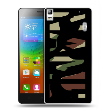 Силиконовый чехол на Lenovo A7000 с принтом NAME