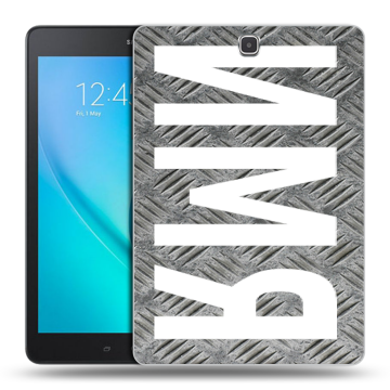 Силиконовый чехол на Samsung Galaxy Tab A 9.7 с принтом ИМЯ
