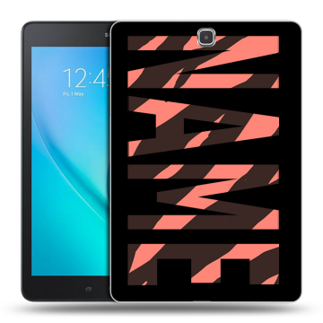 Силиконовый чехол на Samsung Galaxy Tab A 9.7 с принтом NAME