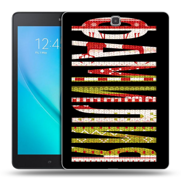 Силиконовый чехол на Samsung Galaxy Tab A 9.7 с принтом ФАМИЛИЯ