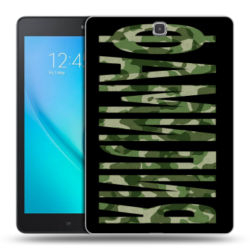 Силиконовый чехол на Samsung Galaxy Tab A 9.7 с принтом ФАМИЛИЯ