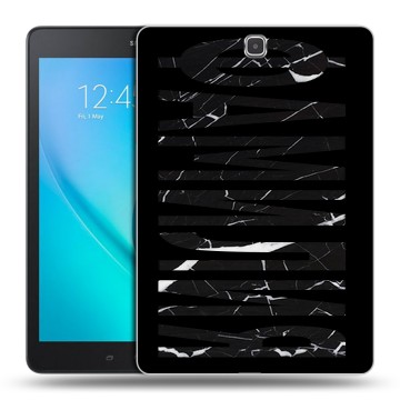Силиконовый чехол на Samsung Galaxy Tab A 9.7 с принтом ФАМИЛИЯ