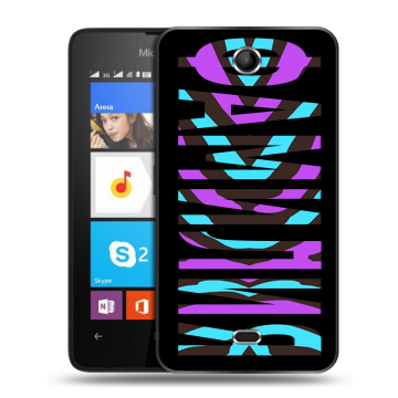 Силиконовый чехол на Microsoft Lumia 430 Dual SIM с принтом ФАМИЛИЯ