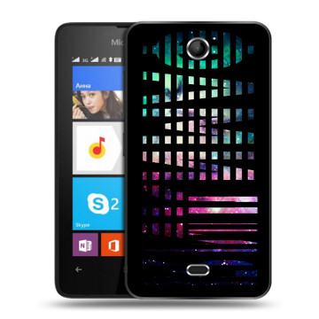 Силиконовый чехол на Microsoft Lumia 430 Dual SIM с принтом ФАМИЛИЯ
