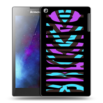 Силиконовый чехол на Lenovo Tab 2 A7-30 с принтом ФАМИЛИЯ