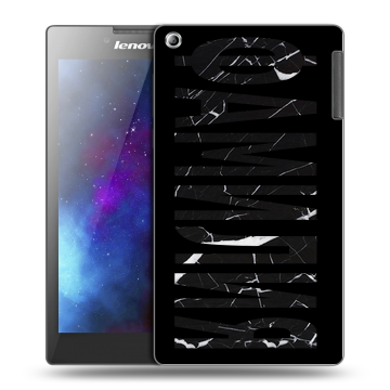Силиконовый чехол на Lenovo Tab 2 A7-30 с принтом ФАМИЛИЯ
