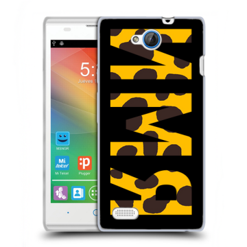 Пластиковый чехол на ZTE Blade G Lux с принтом ИМЯ