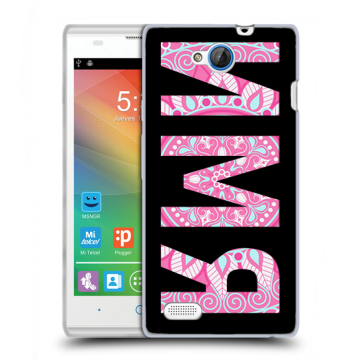 Пластиковый чехол на ZTE Blade G Lux с принтом ИМЯ