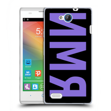 Пластиковый чехол на ZTE Blade G Lux с принтом ИМЯ