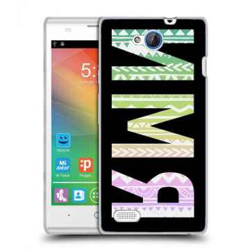 Пластиковый чехол на ZTE Blade G Lux с принтом ИМЯ