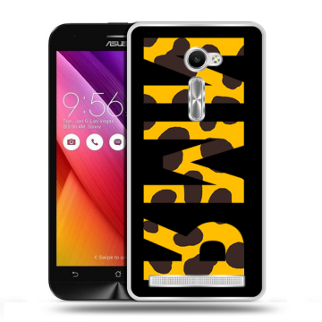 Пластиковый чехол на Asus Zenfone 2 5 с принтом ИМЯ