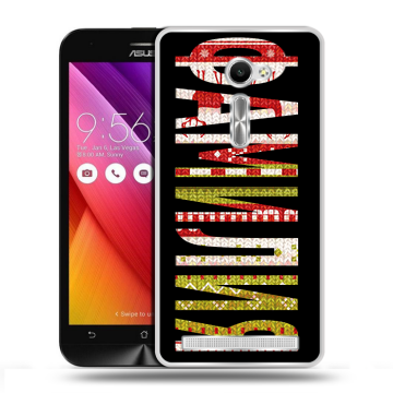 Пластиковый чехол на Asus Zenfone 2 5 с принтом ФАМИЛИЯ