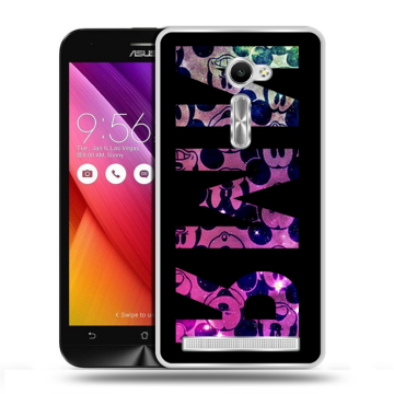 Пластиковый чехол на Asus Zenfone 2 5 с принтом ИМЯ